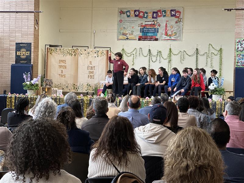 Students from across Montreal took to the stage for EMSB’s annual storytelling festival