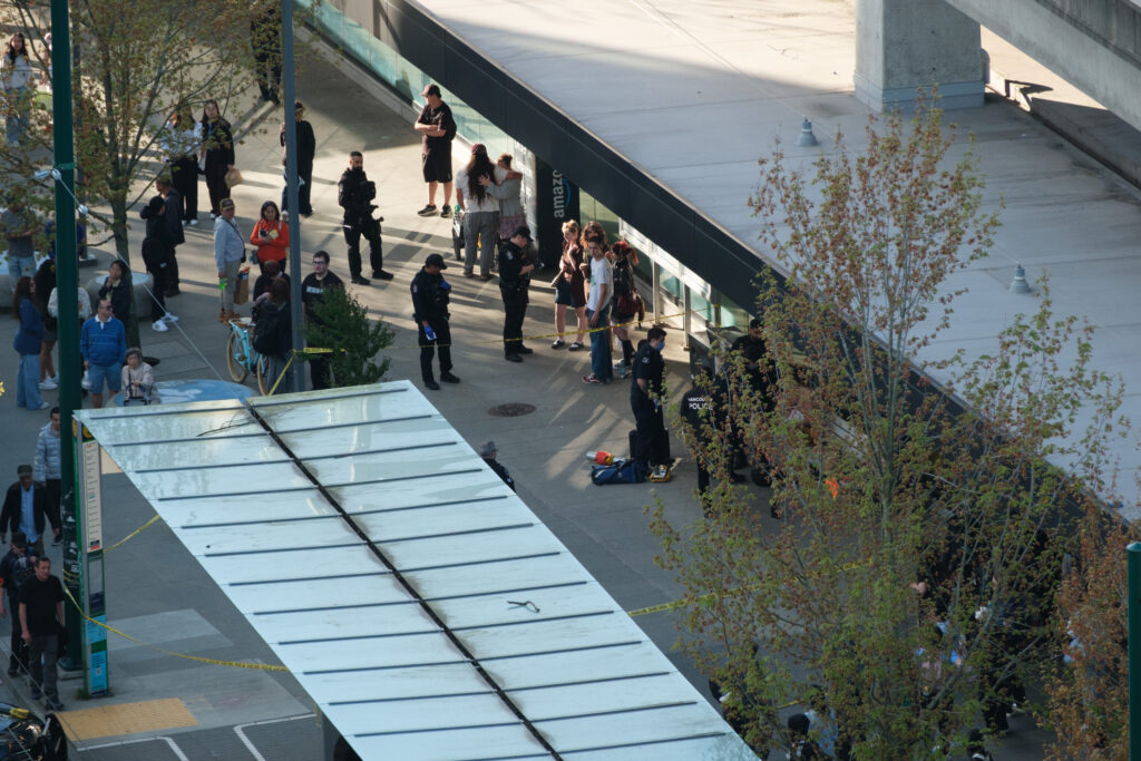 Police incident at Joyce-Collingwood SkyTrain Station