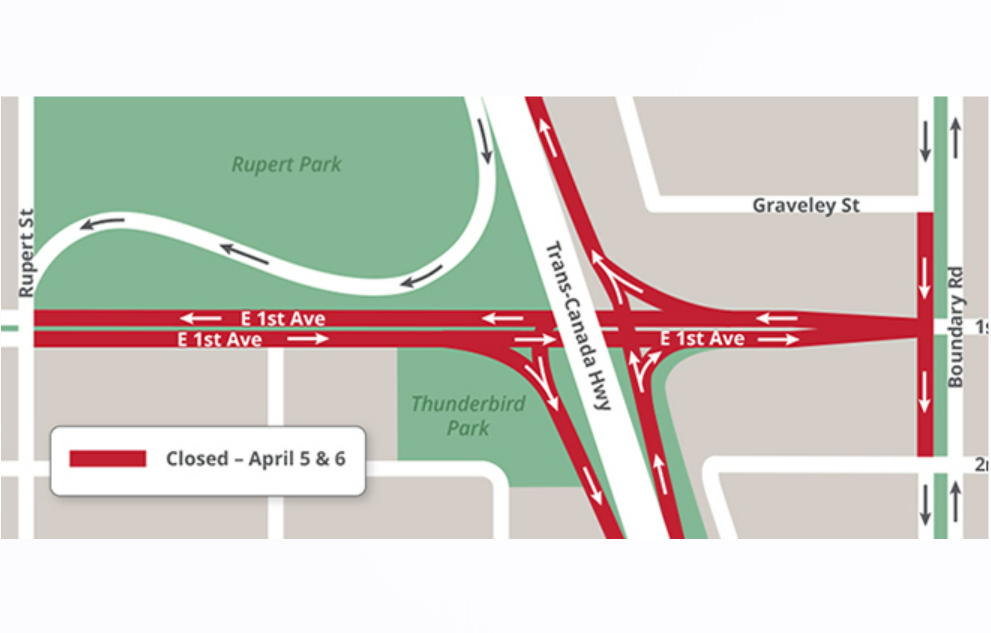 Section of East 1st Ave at HWY 1 closed Sunday, Monday