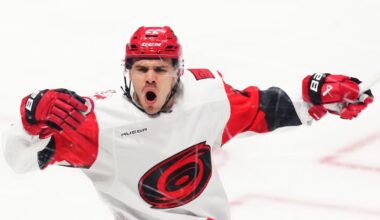 Logan Stankoven has Carolina Hurricanes on top over Ottawa Senators after first period in Game 3