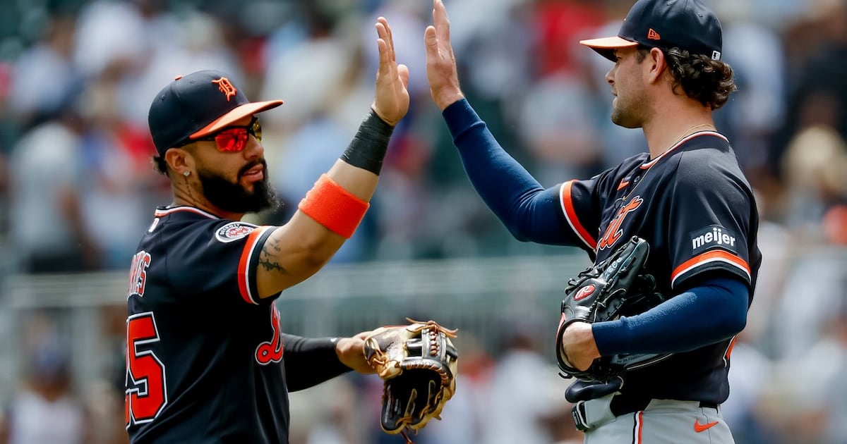 A day after Jansen’s blown save, Tigers turn to Finnegan for save in comeback win over Braves