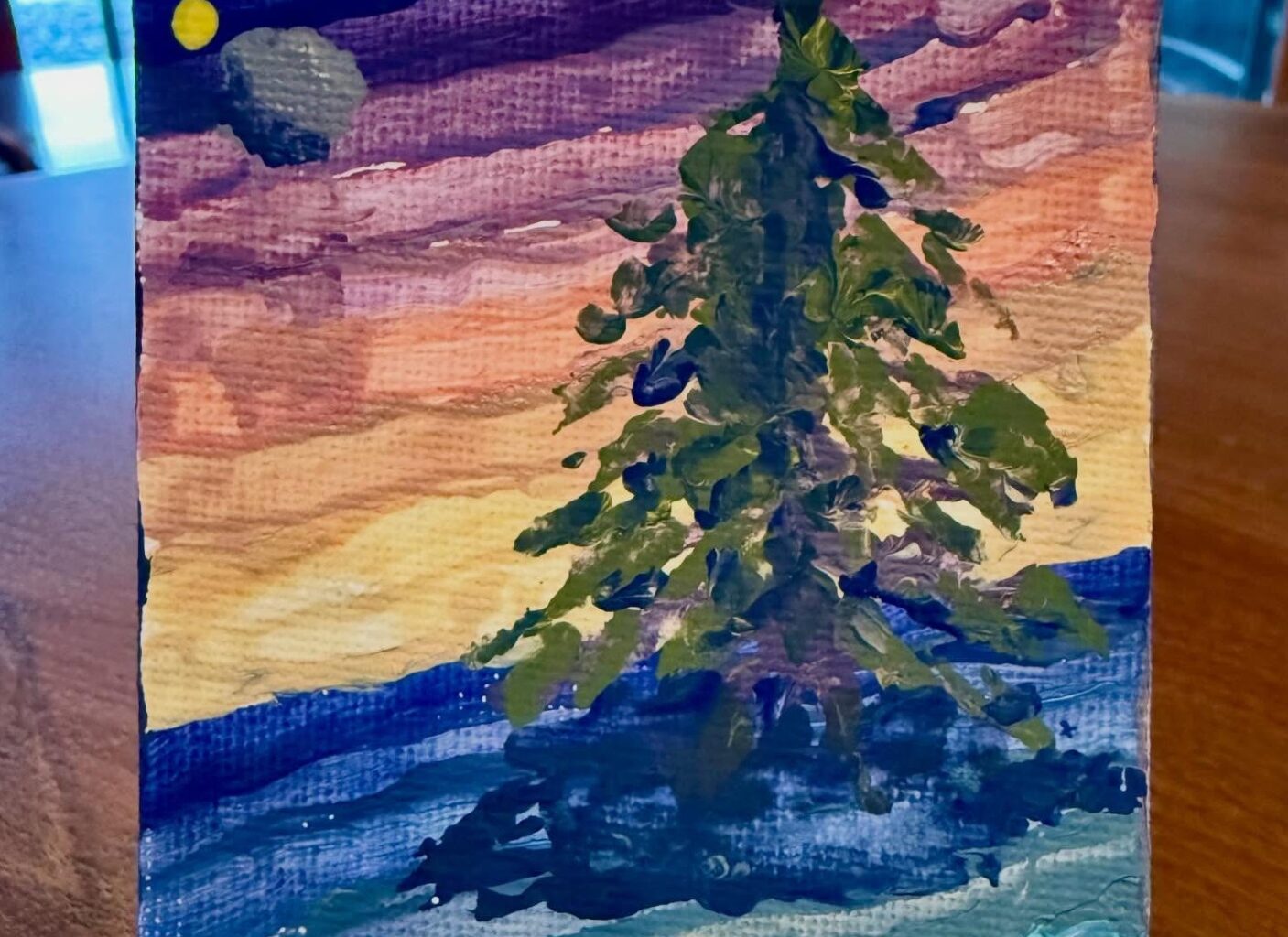 What Andy Fillmore's painting of Artemis II may tell us about who gets to make and enjoy art