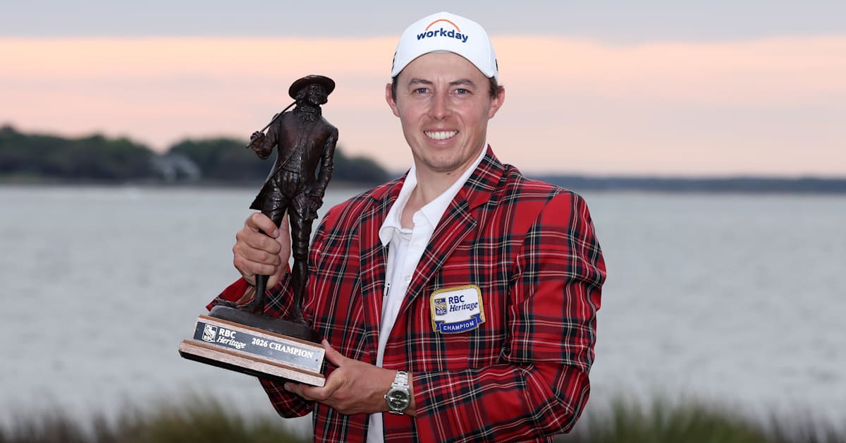 Matt Fitzpatrick delivers another playoff win to beat Scottie Scheffler at RBC Heritage