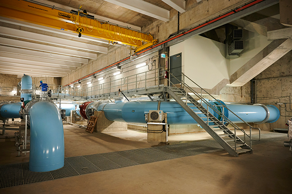The Fleetwood Reservoir, which can hold 13.6 million litres of water, is connected to a new Metro Vancouver valve chamber and watermain as well as the City of Surrey’s Fleetwood Pump Station.