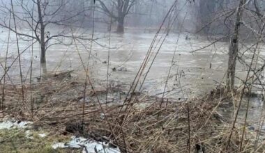 floodwaters receding in mississauga, but dangers still remain near water.