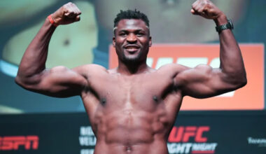 Francis Ngannou UFC weigh in