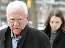 Frank Stronach arrives at a Toronto courtroom on Tuesday Feb. 3, 2026. 