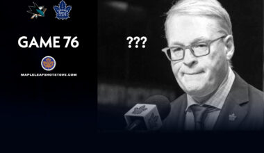 Toronto Maple Leafs vs. San Jose Sharks – Game #76 Projected Lines, Preview & TV Info