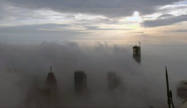 Rain, fog in the forecast