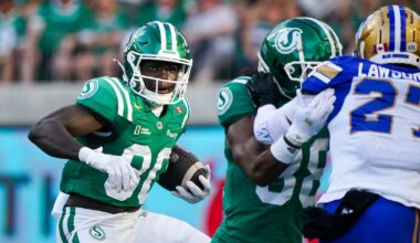 Saskatchewan Roughriders release Ajou Ajou after wide receiver suspended by CFL