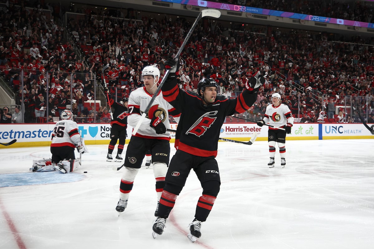 Hurricanes top Senators 2-0 to open NHL playoffs