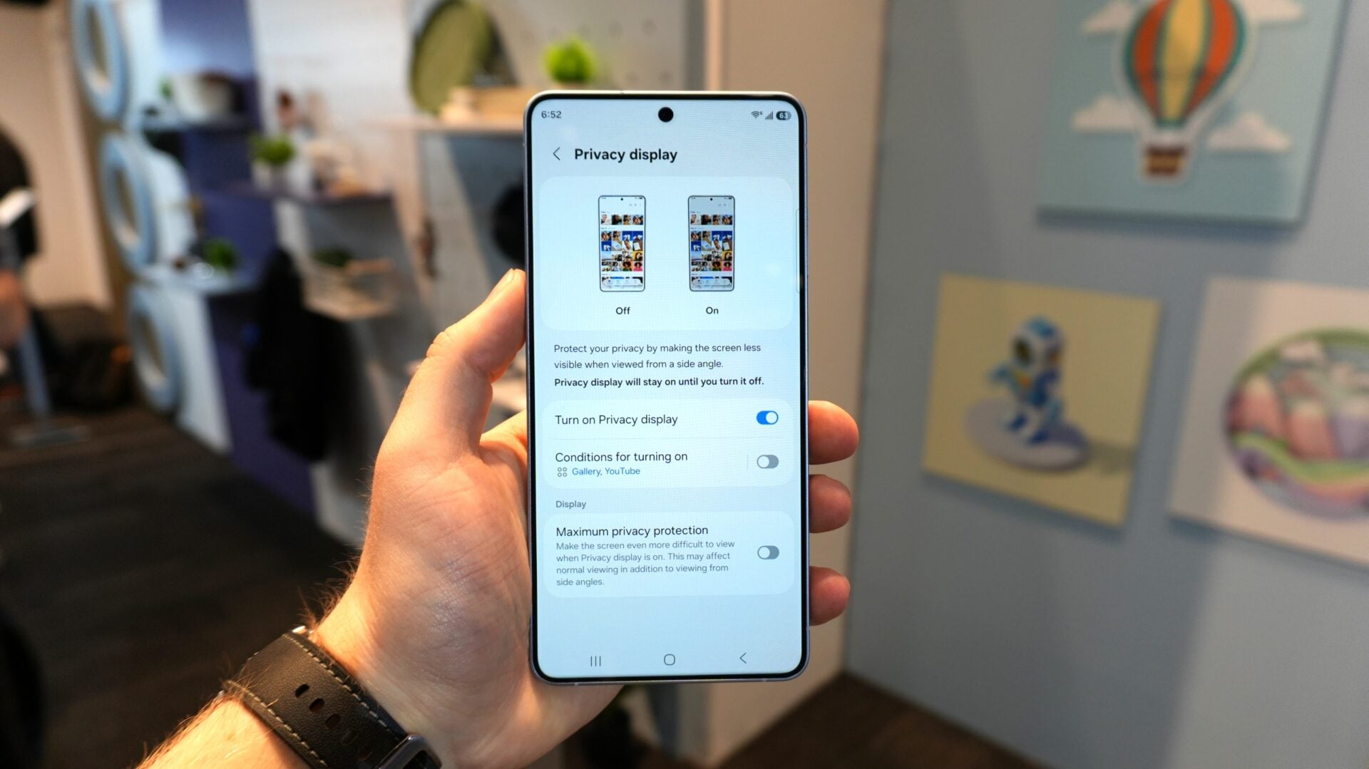 samsung galaxy s26 ultra privacy display