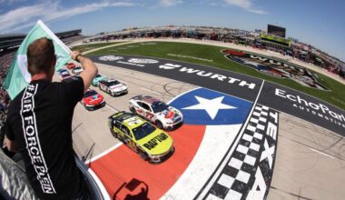 NASCAR Cup Series field takes the green flag at Texas Motor Speedway Würth 400 race start