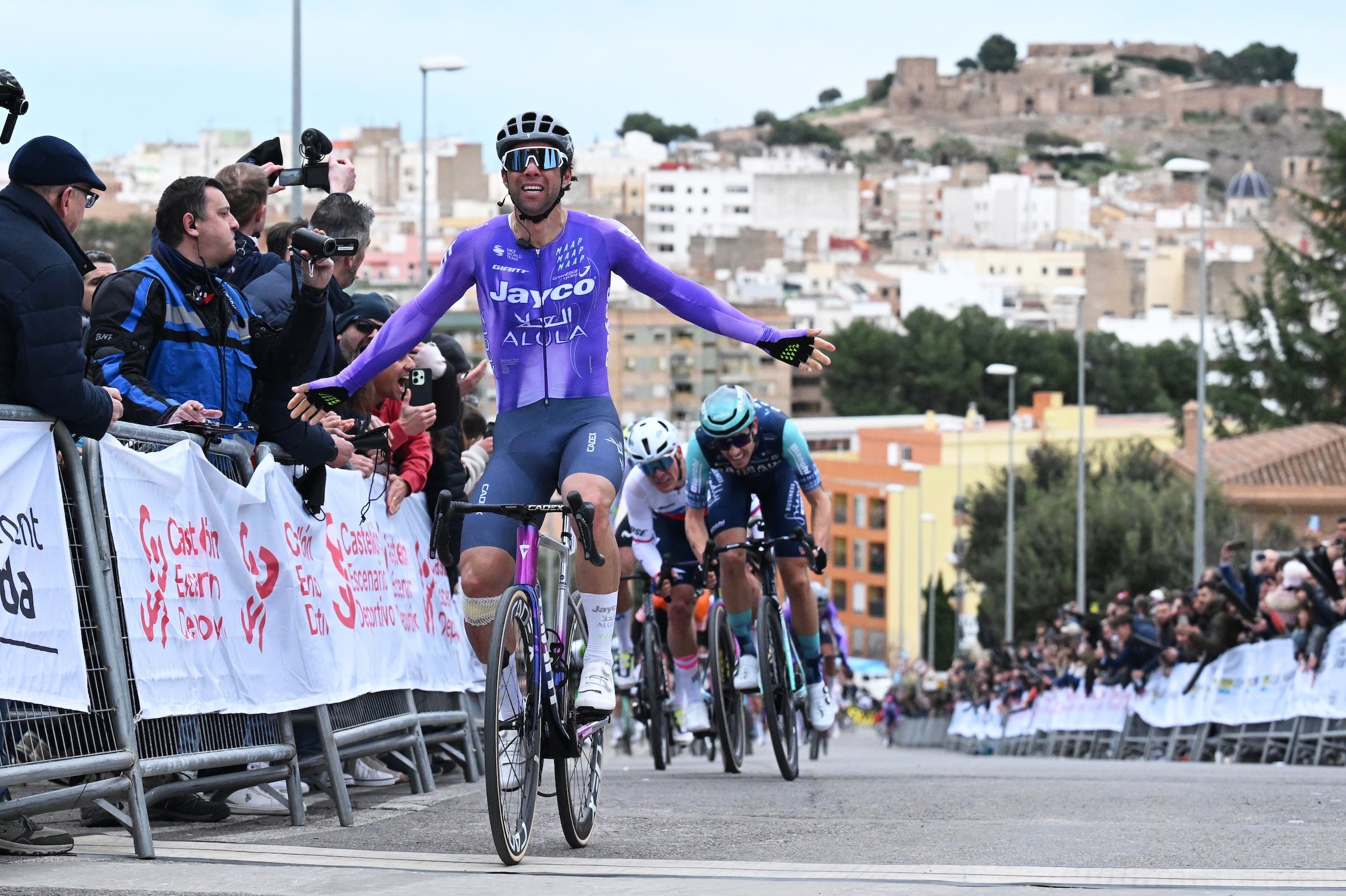 Michael Matthews took victory in the Ruta de la Ceramica - Gran Premio Castellon on January 24, 2026 (Photo: Antonio Baixauli/Getty Images)