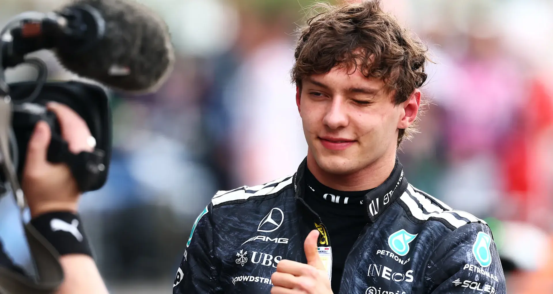 MIAMI, FLORIDA - MAY 03: Andrea Kimi Antonelli of Italy driving the (12) Mercedes AMG Petronas F1