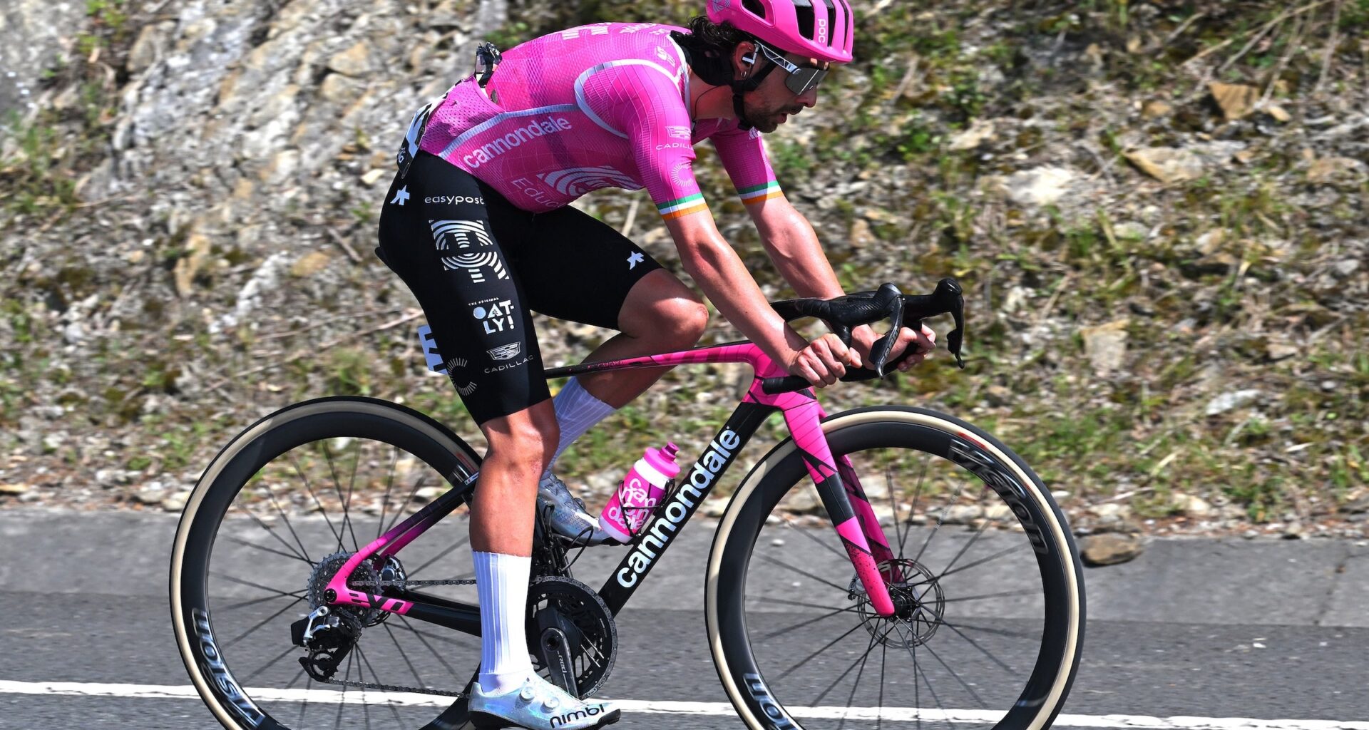 Ben Healy (EF Education - EasyPost) on stage 4 of the Itzulia Basque Country race (Photo: Tim de Waele/Getty Images)