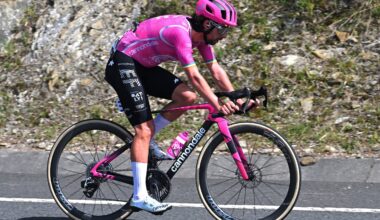 Ben Healy (EF Education - EasyPost) on stage 4 of the Itzulia Basque Country race (Photo: Tim de Waele/Getty Images)