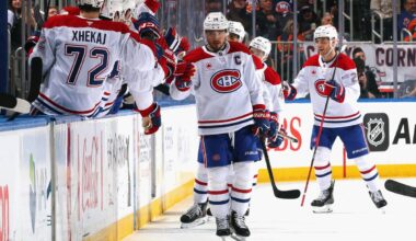 Nick Suzuki becomes fifth player in Canadiens history to register 100 points in a season