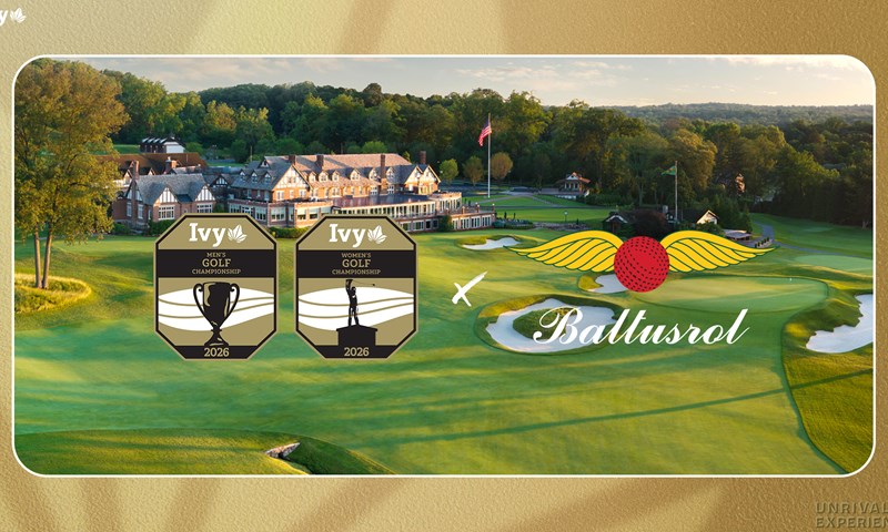 Ivy League Men's and Women's Golf Championships Head to Baltusrol Golf Club