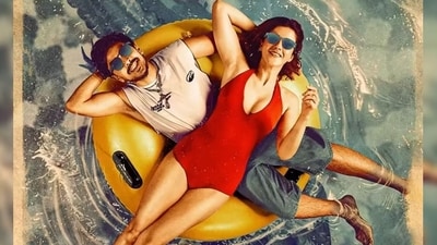 Adarsh Gourav and Shanaya Kapoor's still from Tu Yaa Main.