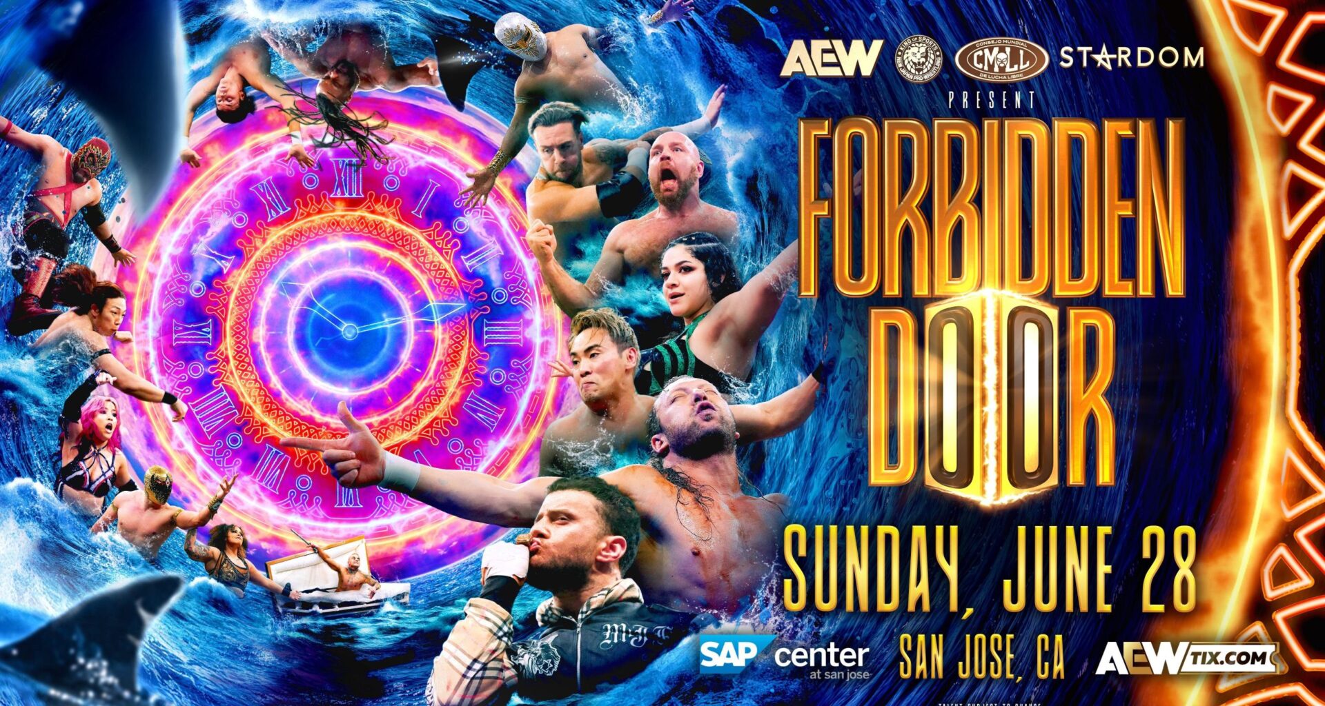 AEW Forbidden Door 2026 graphic