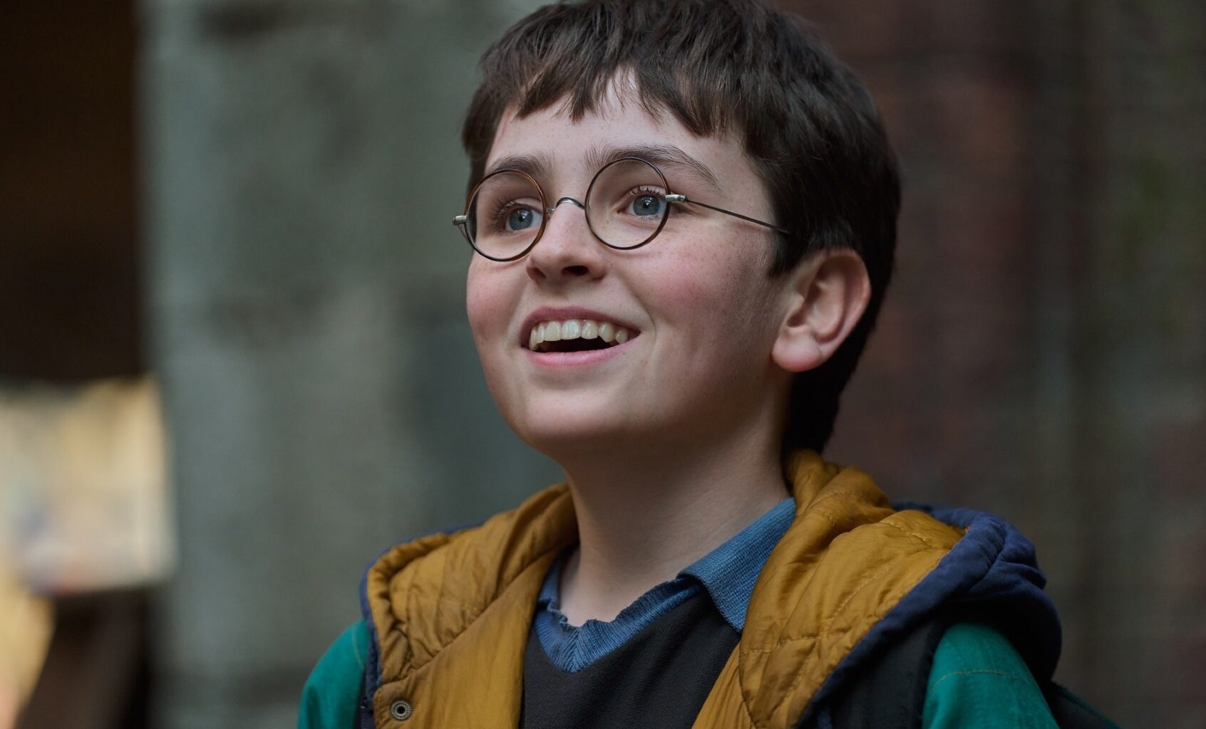 Dominic McLaughlin as Harry Potter (Aidan Monaghan/HBO)