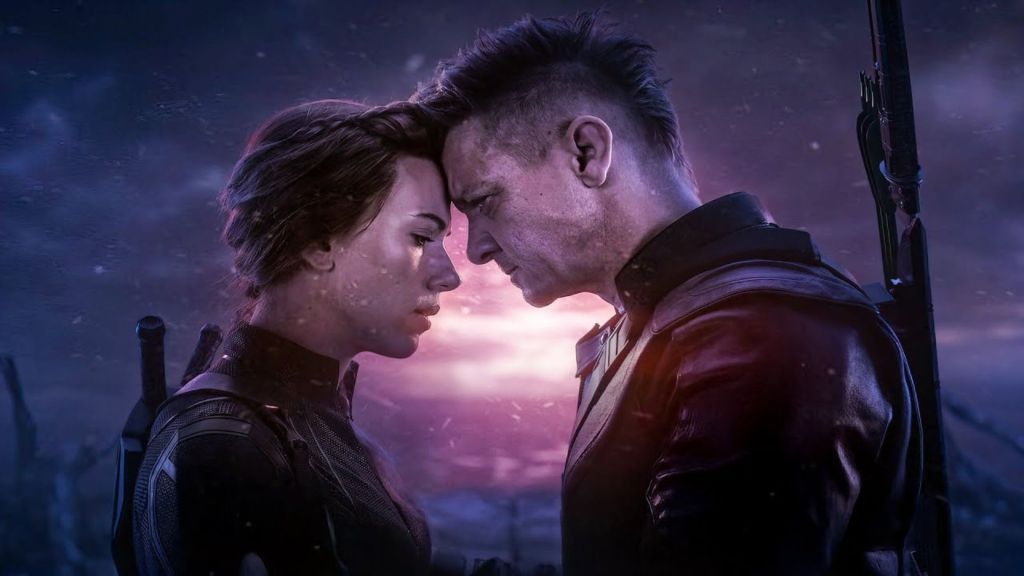 Hawkeye and Black Widow before she died in Infinity War