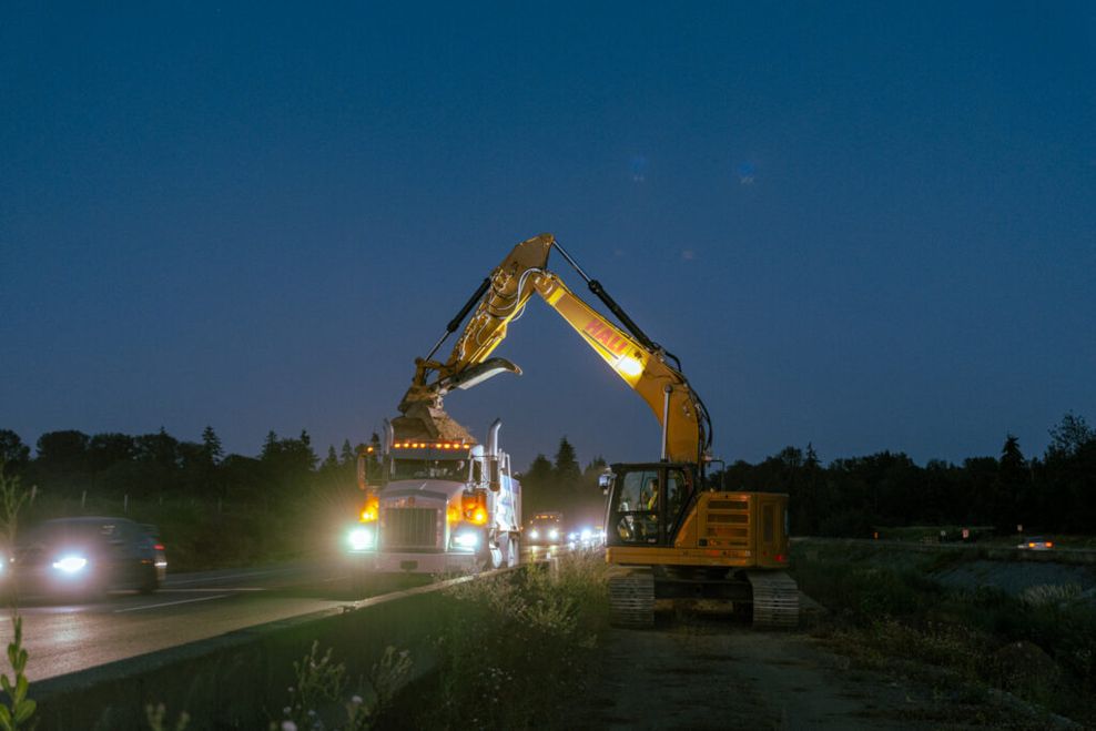 Highway 1 construction