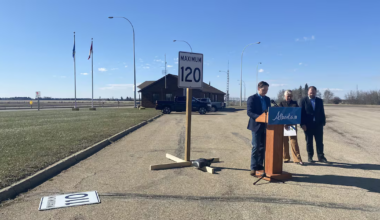 120 km/h speed limit trial implemented on section of Highway 2 - CTV News