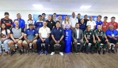 Own The Sand conference held during the El Salvador Beach Soccer Cup – Beach Soccer Worldwide