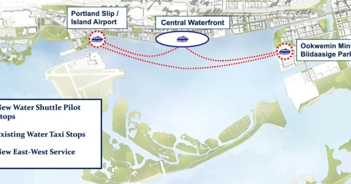 New east-West Water Shuttle Pilot launching this summer in Toronto's Inner Harbour