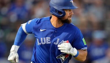 Toronto Blue Jays’ Nathan Lukes leaves game vs. Cleveland Guardians with injury