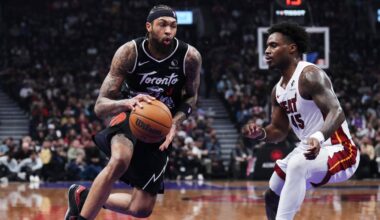 Brandon Ingram sets new Raptors high with 38 points in win over Heat