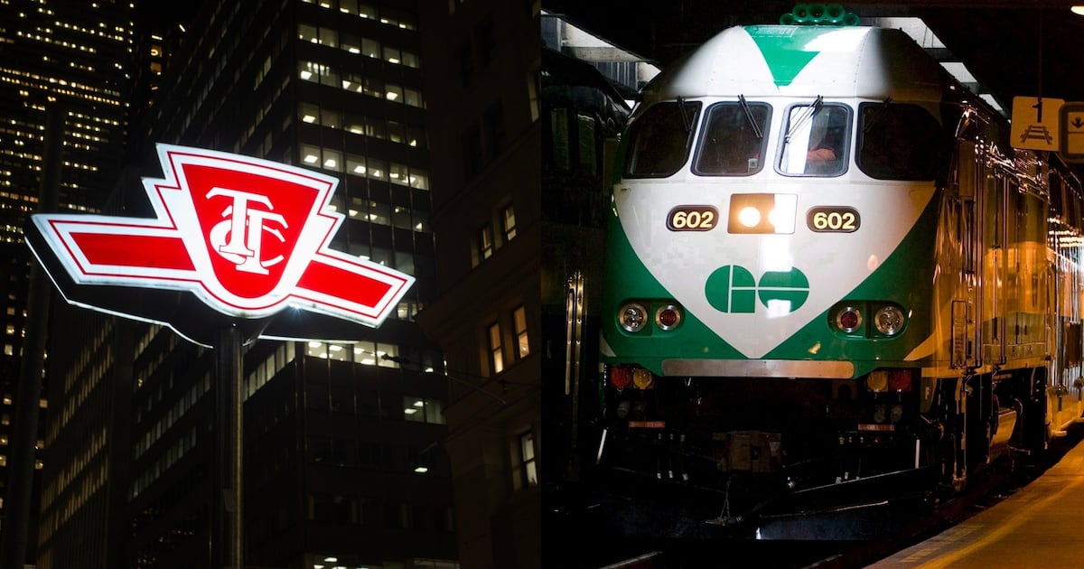 no service on Lakeshore East and Stouffville GO