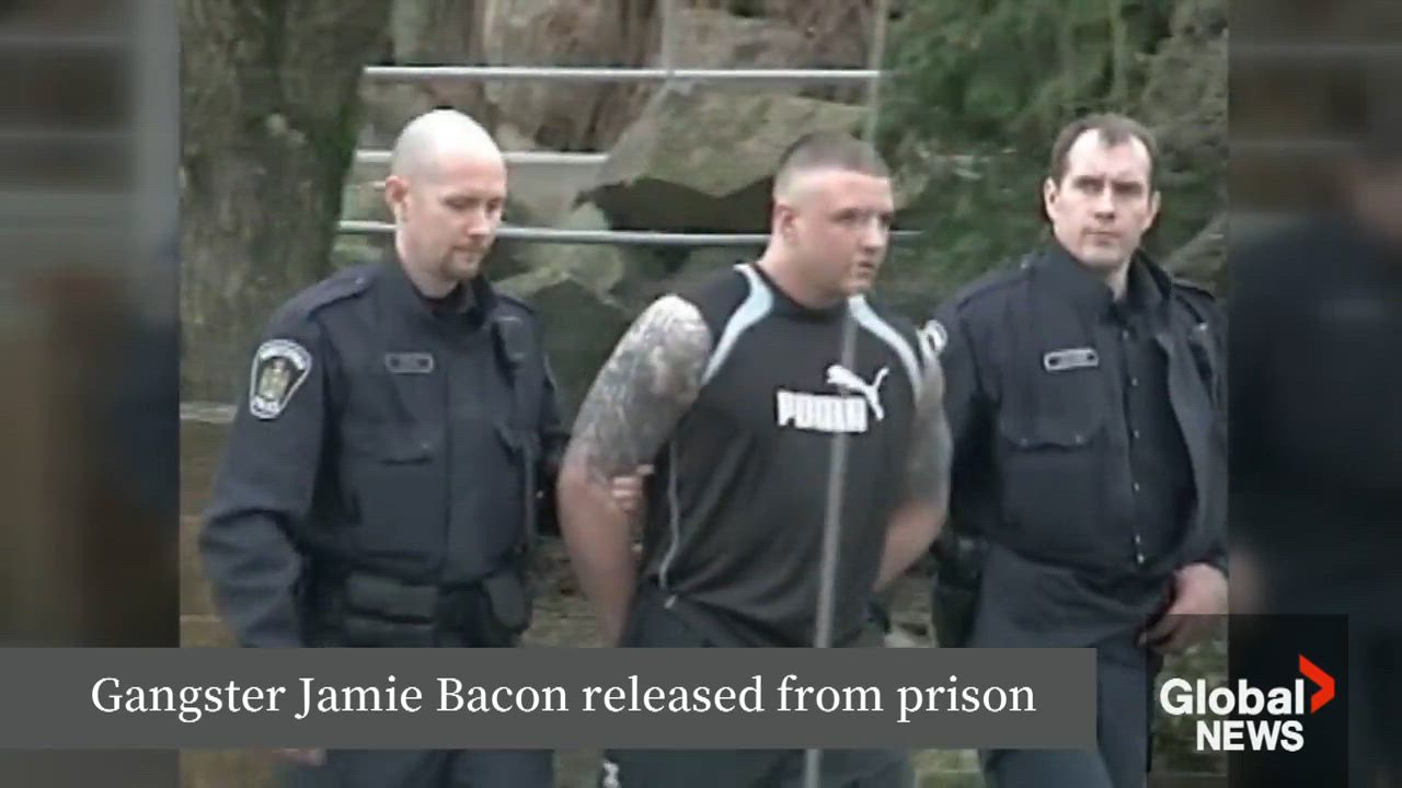 Click to play video: 'Jamie Bacon released from prison after serving sentence'