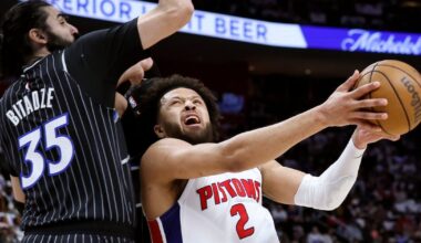 Detroit Pistons open playoffs with a flop as East's top seed, losing to eighth-seeded Orlando Magic