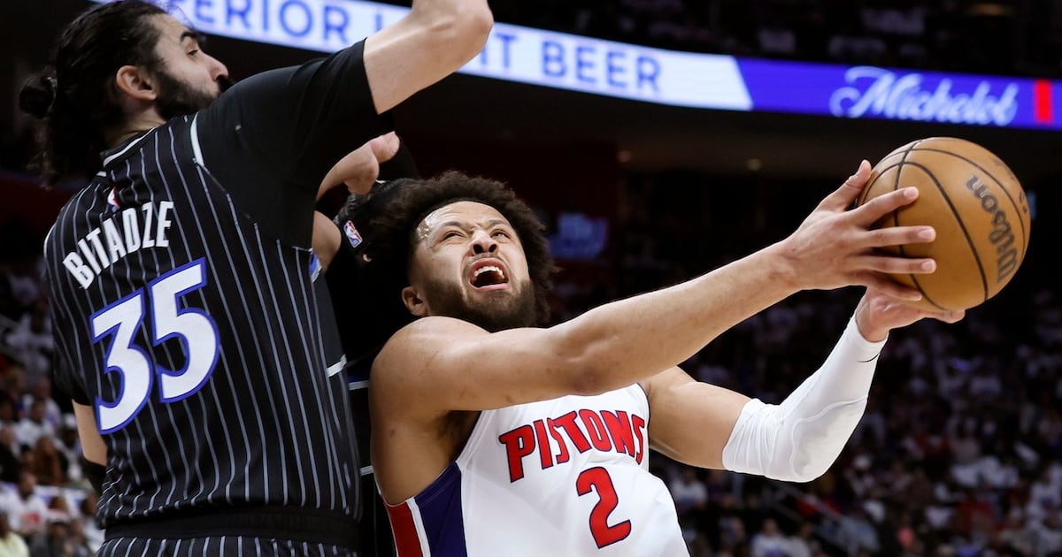 Detroit Pistons open playoffs with a flop as East's top seed, losing to eighth-seeded Orlando Magic