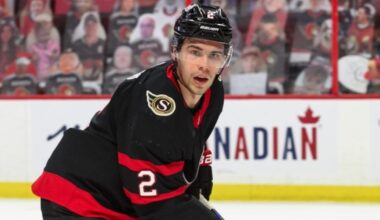 Artem Zub sits in Game 2 for Ottawa Senators with undisclosed injury