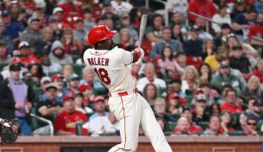 Jordan Walker hits MLB-leading eighth HR to join St. Louis Cardinals greats Stan Musial, Mark McGwire, Scott Rolen and Albert Pujols