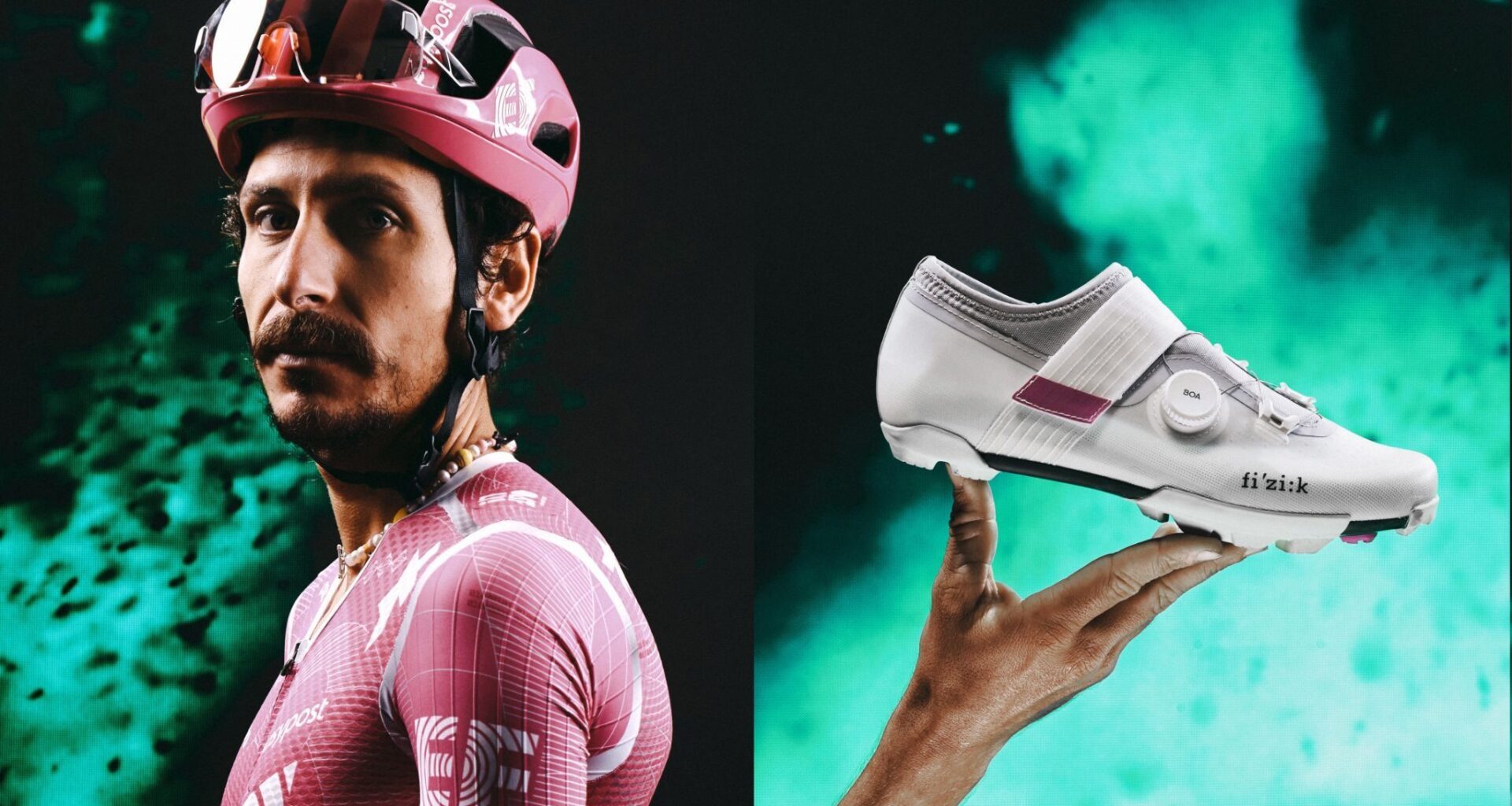 Italian cobblers Fizik make Lachlan Morton's gravel-race shoes roomier