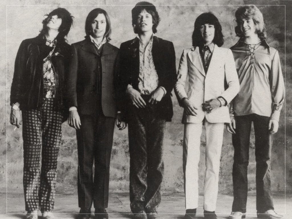 Keith Richards - Charlie Watts - Mick Jagger - Bill Wyman - Mick Taylor - 1974 - Rolling Stones