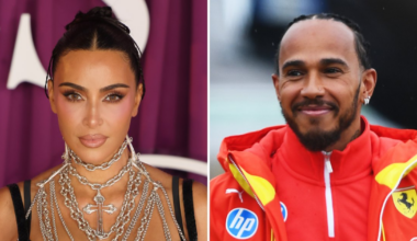 Kim Kardashian Rides Shotgun in Video With Lewis Hamilton