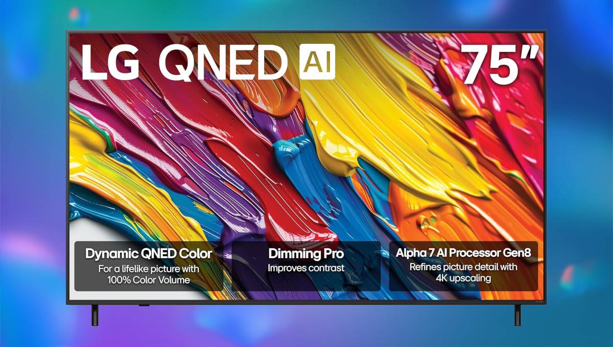 Huge 75-inch LG QNED TV plunges under $600 with Amazon deal and back to its best price again
