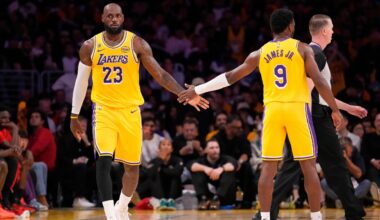 LeBron says playing in playoffs with Bronny was 'craziest' moment of career