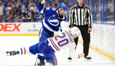 Young Canadiens served lesson by savvy Lightning in series-tying loss