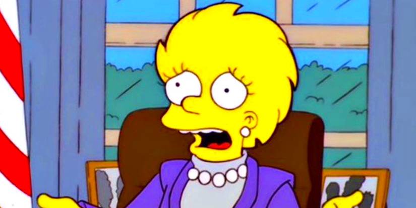 Lisa Simpsons complains about President Trump on The Simpsons