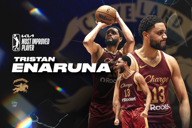 Tristan Enaruna Named 2025-26 Kia NBA G League Most Improved Player