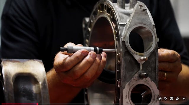 Mazda Motorsports 787 engine rebuild 2