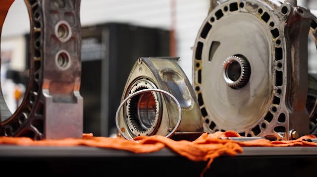Mazda Motorsports 787 engine rebuild 3