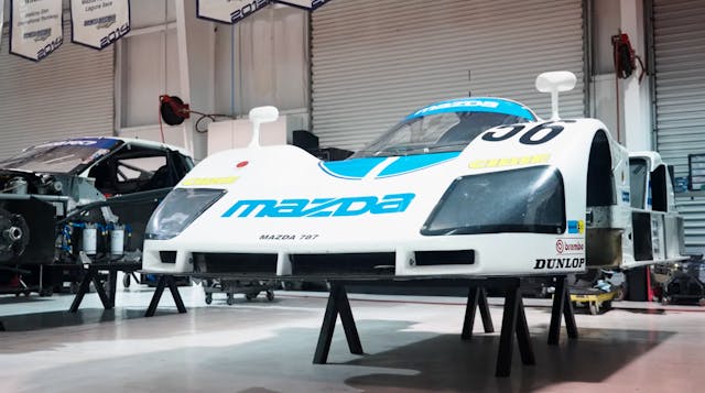 Mazda Motorsports 787 engine rebuild 4
